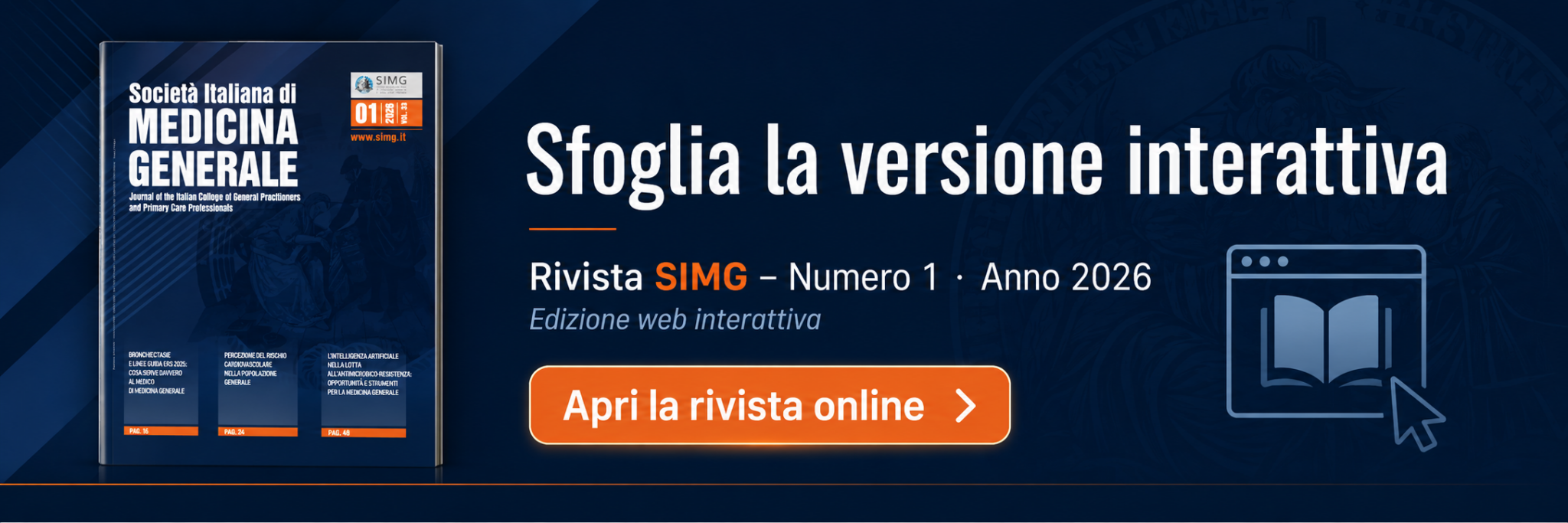Rivista SIMG – Numero 1 (Anno 2026) - SIMG. Società Italiana dei Medici ...